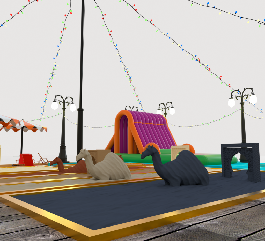 Experiential Pitch: 3D Concept Designing - Various seven colour 1