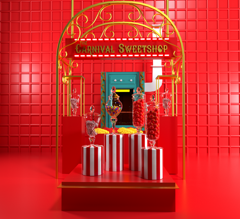 Experiential Pitch: 3D Concept Designing - Various sweetshop 1